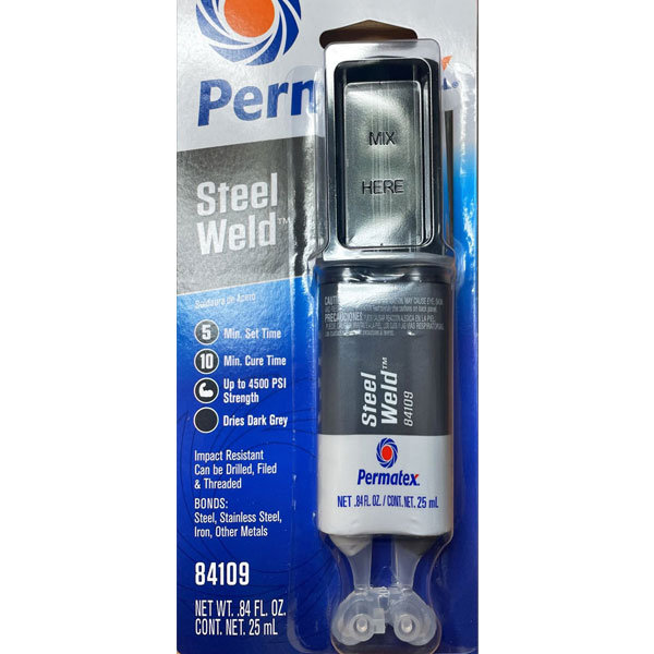 Permatex fémpor tartalmú epoxy ragasztó 25 ml